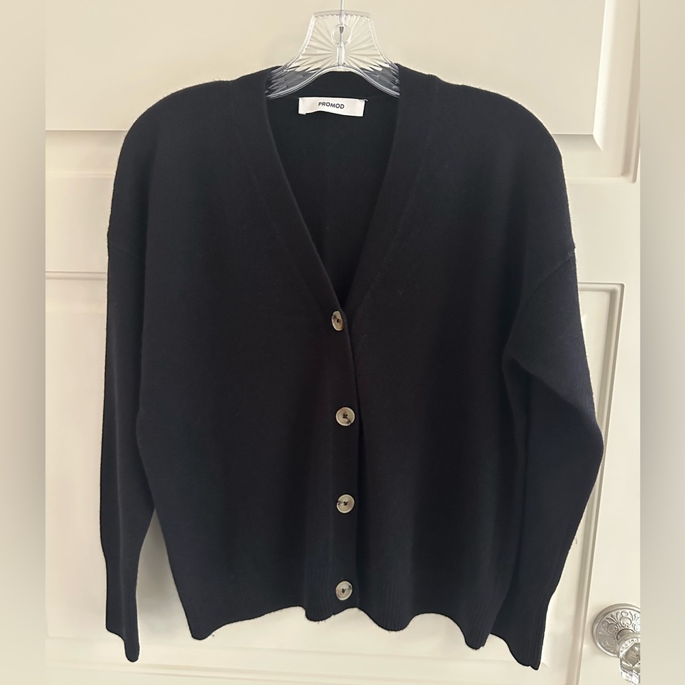 Promod Black Cardigan NWOT